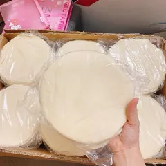 100 Tập Vỏ Bánh tráng bò bía đậu xanh sz 16cm, 18cm, 20cm - nem trả giò cuốn bò bía dừa thơm ngon