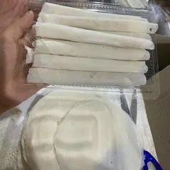 100 Vỏ bánh tráng đậu xanh cuốn chả giò giòn xốp 18cm