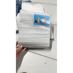 200 Ống hút thẳng màu trắng - ống hút dùng một lần bịch 200 cái