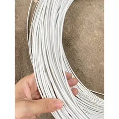 20 Mét dây thép bọc nhựa trắng không rỉ 2.5li