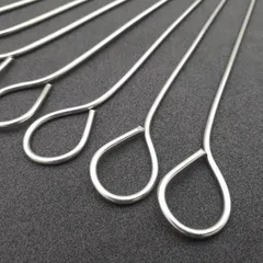 10 Que xiên nướng inox không rỉ phi 4mm dài 50cm