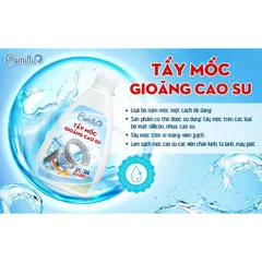 [ Tặng gang tay ] Combo Tẩy lồng máy giặt Camilla 300G + 1 Bột Tẩy mốc gioăng cao su Camilla 100G