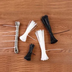100gram Dây rút nhựa, dây thít buộc chắc chắn dài 15cm màu đen, trắng