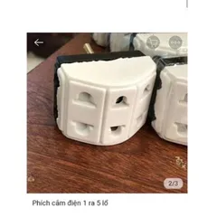 Phích cắm điện 1 chia 5 tiện dụng cho mọi nhà