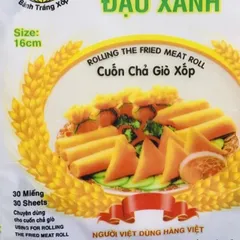 5 Gói Bánh tráng bò bía đậu xanh - bánh đa nem cuốn chả giò giòn xốp