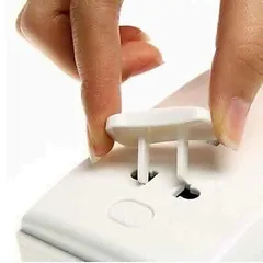 10 cái bịt ổ điện 2 chân - nút che ổ điện an toàn cho bé