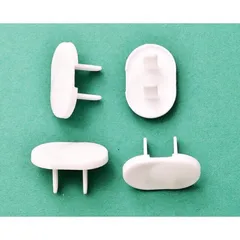 10 cái bịt ổ điện 2 chân - nút che ổ điện an toàn cho bé
