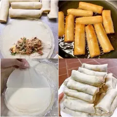 Combo 10 gói ( 300 lá ) bánh đa nem đậu xanh, bánh tráng bò bía cuốn nem, bò bía ngọt, cuốn chả giò size 20cm