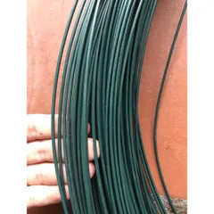 50 Mét dây thép bọc nhựa màu xanh than 3li - Dây thép bọc nhựa