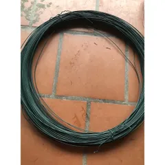 50 Mét dây thép bọc nhựa màu xanh than 3li - Dây thép bọc nhựa