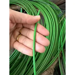 20 Mét dây thép bọc nhựa màu xanh màu ghi màu trắng 3 li; 3.5li