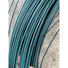 20 Mét dây thép bọc nhựa màu xanh màu ghi màu trắng 3 li; 3.5li