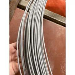 20 Mét dây thép bọc nhựa màu xanh màu ghi màu trắng 3 li; 3.5li