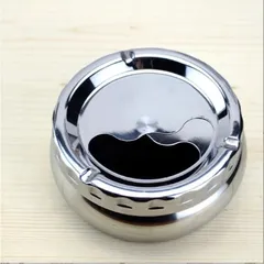 Gạt tàn inox xoay, gạt tàn bấm, gạt tàn thủy tinh