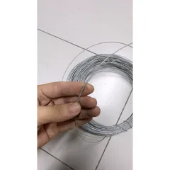 10 Mét dây thép mạ kẽm 1 li dẻo dai - Dây thép làm hoa giấy thủ công