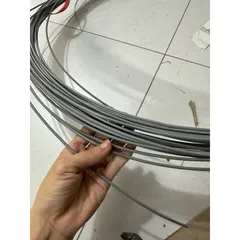 10 mét dây thép bọc nhựa không rỉ màu ghi xám 3li, 3.5li và 4li - dây thép bọc nhựa đa năng