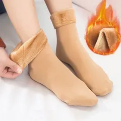 Tất lót lông - Tất cao cổ lông cừu lót lông siêu dày siêu ấm