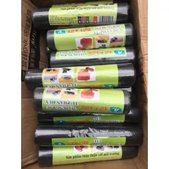 Túi rác đen - sét 3 quận túi rác tự phân hủy đựng rác dai bền thân thiện với môi trường 883019