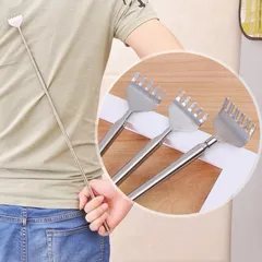 Cây gãi lưng inox không gỉ, gãi ngứa rút gọn kéo dài cao cấp