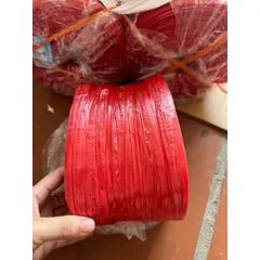 10 cuộn dây nilong, dây khâu, dây dứa buộc hàng màu đỏ