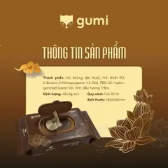 Khăn ướt bao sái hương trầm Gumi mềm nhẹ nhàng làm sạch các vật phẩm thờ cúng( gói 30 tờ )