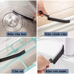 Combo 3 Bàn chải vệ sinh khe hở đa năng, bàn chải cọ nhà vệ sinh, nhà bếp