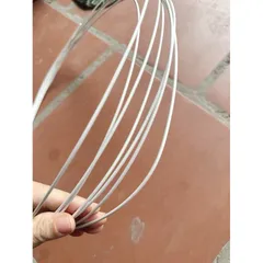 30 Mét dây thép bọc nhựa màu xanh, màu trắng - dây thép mềm dẻo 2.5li