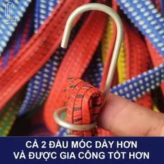 Day chun chằng hàng, dây buộc hàng, dây ràng 1 móc và 2 móc