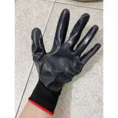 1 Đôi gang tay phủ sơn 388 màu xanh, màu đen