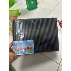 Bịch 400g Ống hút đen thẳng đầu bằng uốn  cafe, sinh tố, trân châu, không mùi phi 8