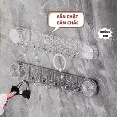 Thanh treo đồ hút trân không chịu lực tốt - móc thanh treo đồ