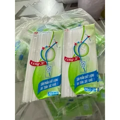 50 gói ( 3500 ống hút ) giá rẻ - ống hút cong tân tường khang