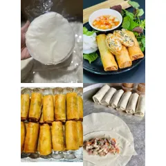 50 gói bánh tráng bò bía đậu xanh giòn xốp - Bánh đậu xanh thành đạt