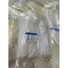 Gói 100gram dây rút nhựa, dây thít nhựa trắng đủ size