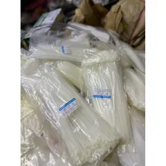 Gói 100gram dây rút nhựa, dây thít nhựa trắng đủ size