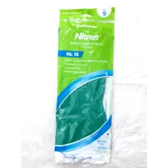 Gang tay xanh Nitren size 9 - gang tay cao su bảo hộ lao động chống hoa chất