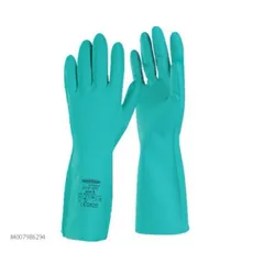 Gang tay xanh Nitren size 9 - gang tay cao su bảo hộ lao động chống hoa chất