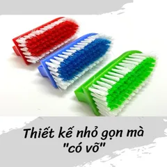 Bàn chải giặt quần áo, giày dép đa năng có tay cầm tiện lợi