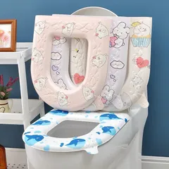 Miếng lót bồn cầu - đệm lót bồn cầu chống thấm nước tiện lợi