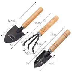 Bộ dụng cụ 3 món làm vườn, bộ dụng cụ làm vườn mini