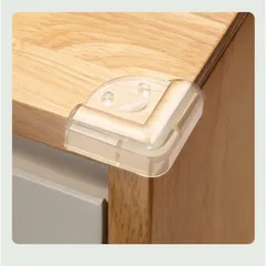 Bọc góc bàn - miếng bịt góc cạnh bàn kính, cạnh tủ vuông bằng silicon an toàn cho bé, người già