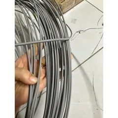 10 Mét dây thép bọc nhựa màu ghi xám - Dây thép đa năng uốn dẻo 3.5li
