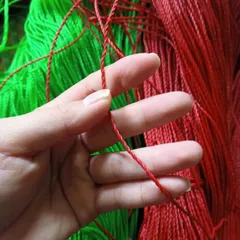 1 Kg dây cước đỏ 2li - Dây cấy, dây nông nghiệp, dây thả diều