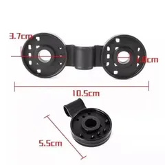 Sét 50 cái kẹp cố định lưới, bạt màu đen - Kẹp giữ lưới che nắng, kẹp bạt tiện dụng nhanh chóng