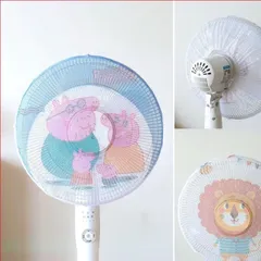 Bọc quạt hình thú có dây rút điều chỉnh âm toàn cho bé
