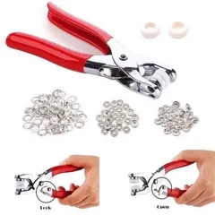 Bộ kìm bấm khuy cúc áo - kìm bấm tiện dụng