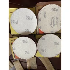10 miếng Giấy nhám tròn đủ cỡ