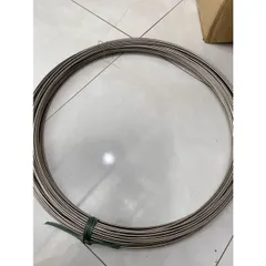 5 Dây thép inox 201 sáng bóng 4 li - dây inox dày 4mm( giá 1 mét )
