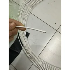 10 Mét dây thép bọc nhựa màu trắng 3.5li không rỉ - Dây thép uốn dẻo