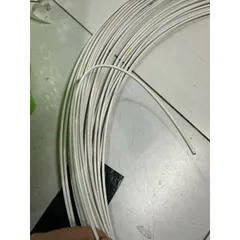 10 Mét dây thép bọc nhựa màu trắng 3.5li không rỉ - Dây thép uốn dẻo